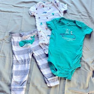 Carters 12m Whale Set